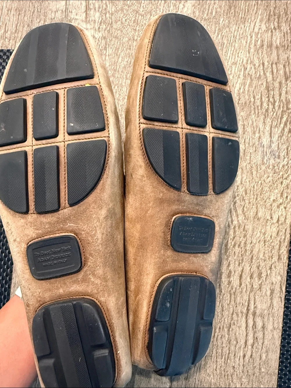 To Boot Tan Leather Penny Loafers
